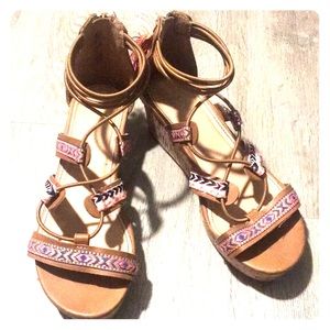 Girls justice wedges 3